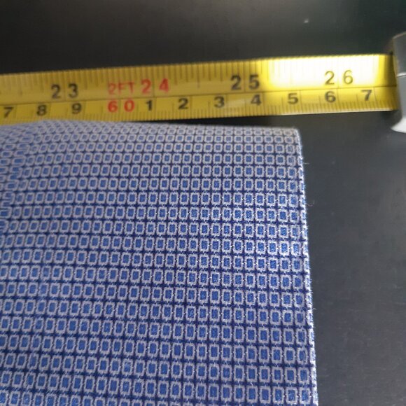 Alfred Sung SZ 16 100% Cotton Blue with White Men's Button Up Dress Shirt - Picture 8 of 14